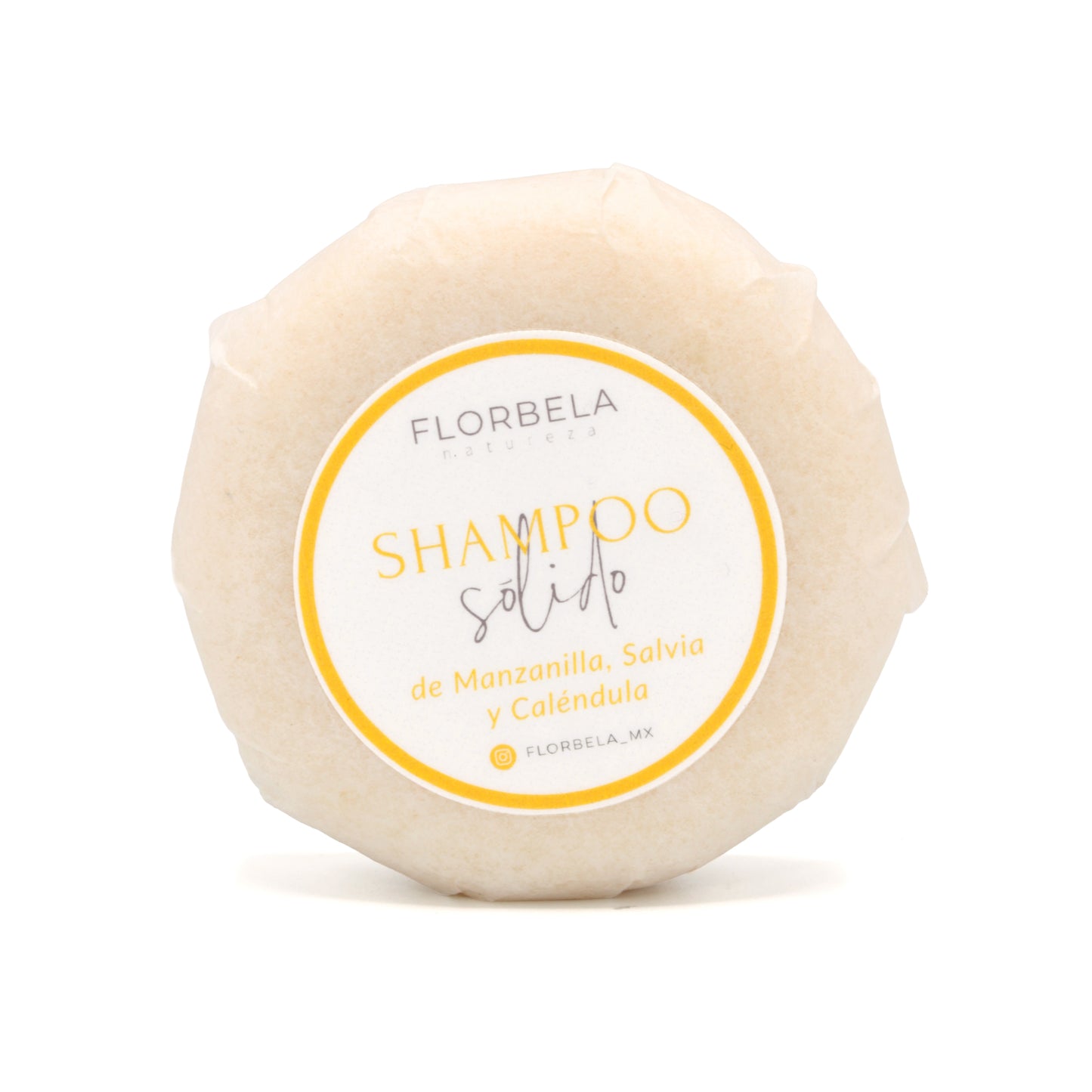 Shampoo Sólido de Manzanilla, Salvia y Caléndula 80g