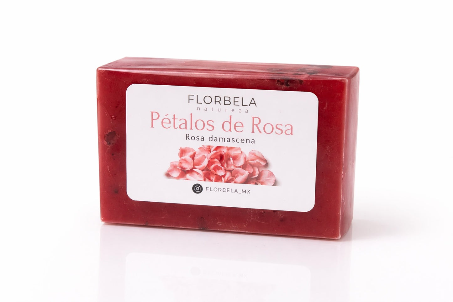 Jabón de Rosas – Base Glicerina (100 g)