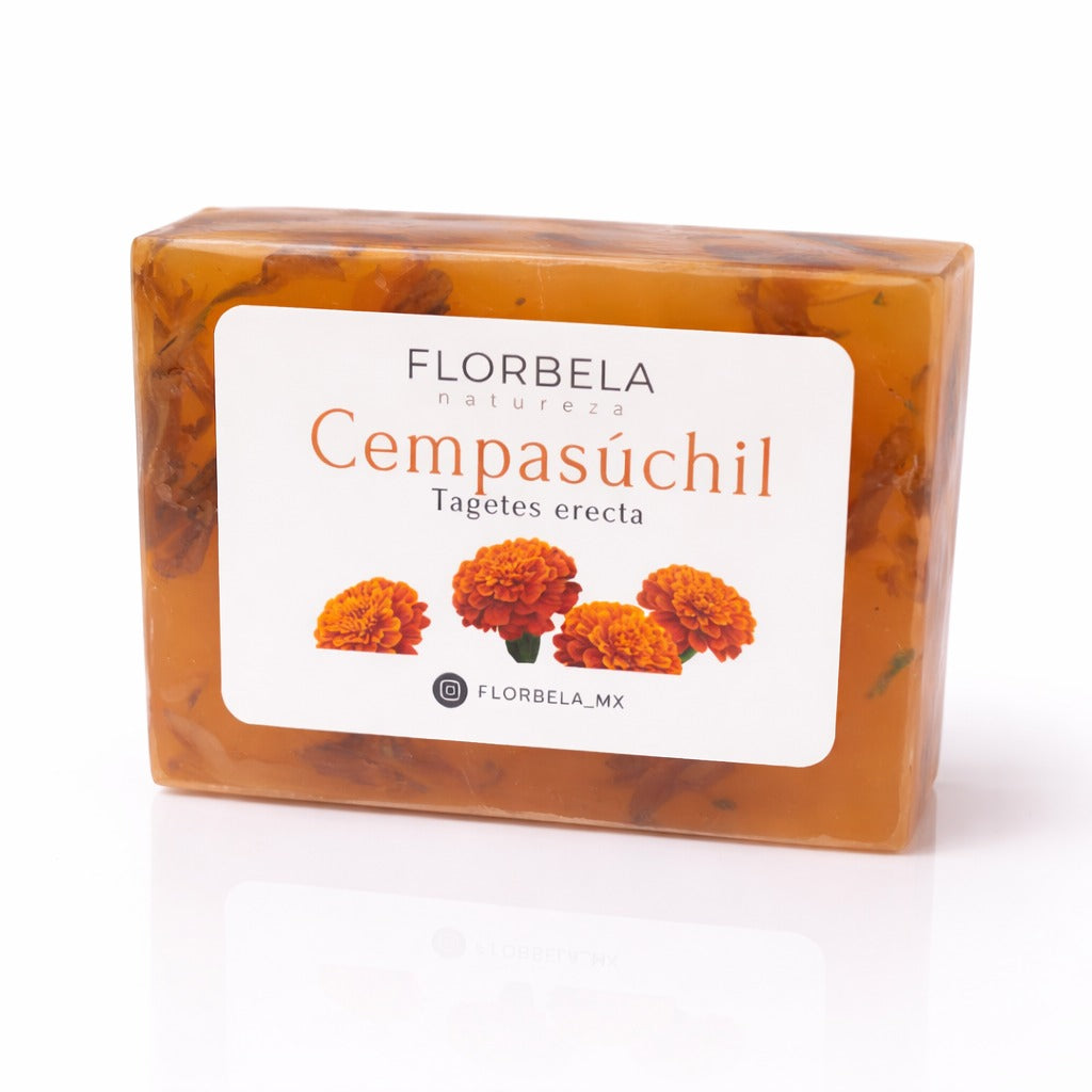 Jabón de Cempasúchil – Base Glicerina (100 g)
