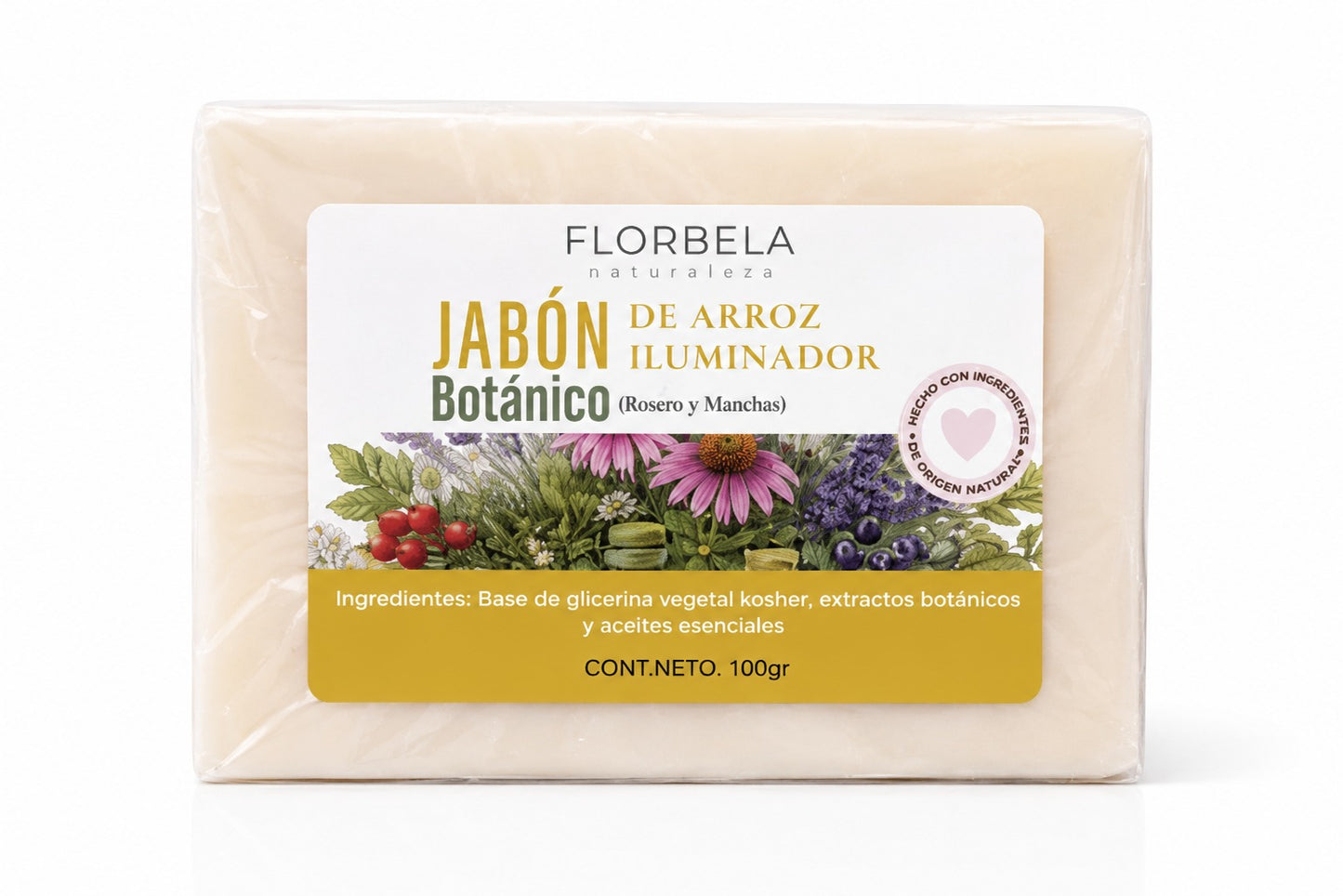Jabón Botánico de Arroz Iluminador – Rosero y Manchas