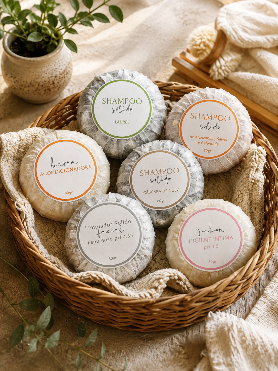 Shampoos sólidos