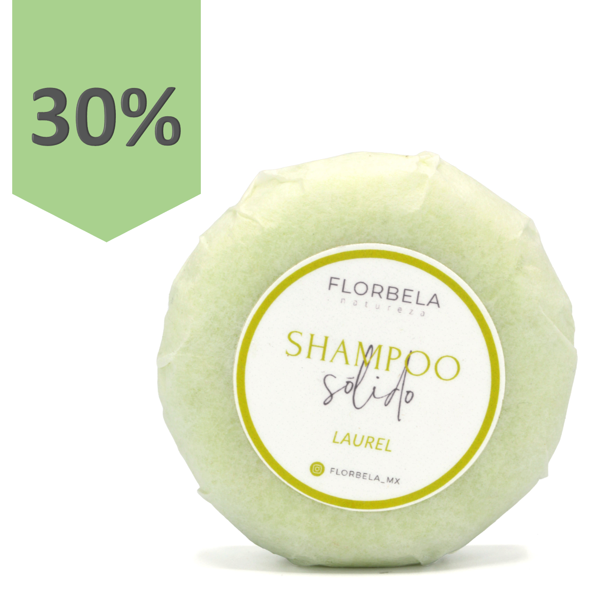 Shampoo Sólido Laurel 80g