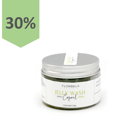 Jelly Wash de Sábila, una gelatina de ducha natural 95g