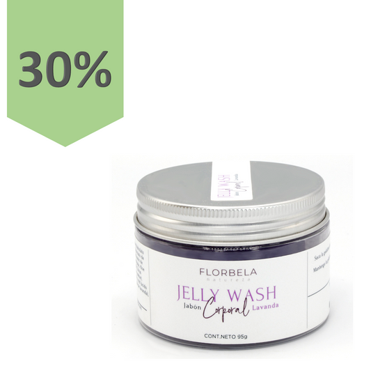 Jelly Wash Lavanda, una gelatina de ducha natural 95g