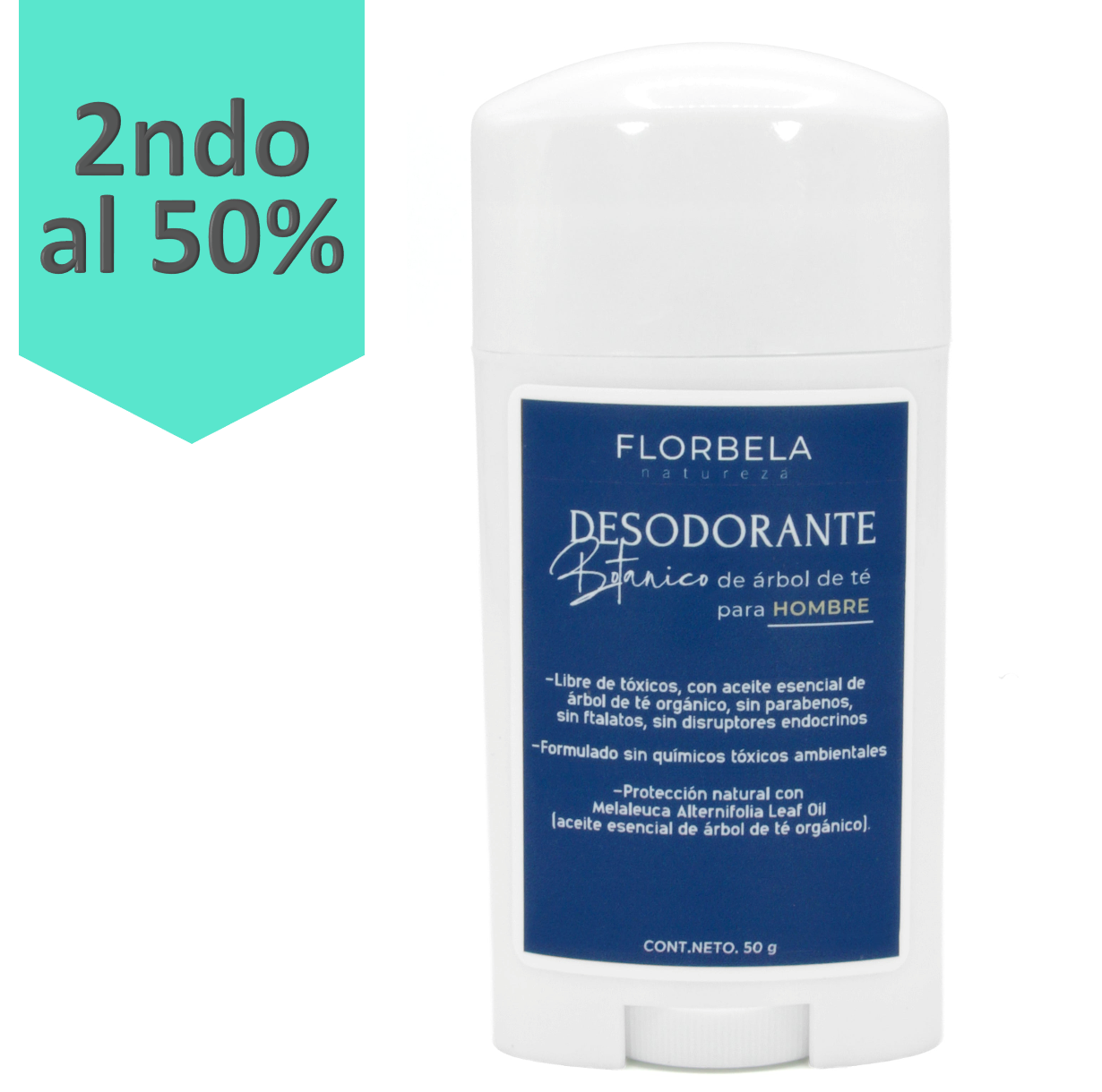 Desodorante botánico para hombre CON MIEL