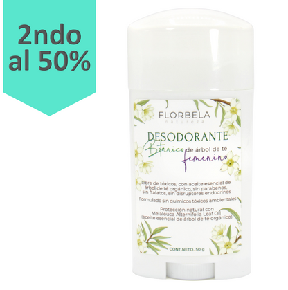 Desodorante botánico para mujer CON MIEL