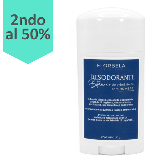 Desodorante botánico para hombre