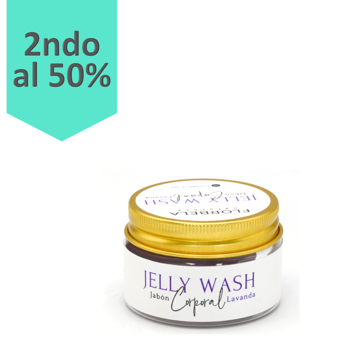 Jelly Wash Lavanda, una gelatina de ducha natural 30g  PETIT
