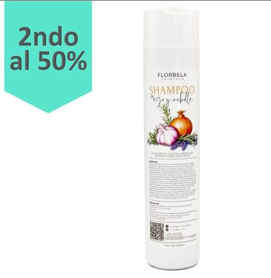 Shampoo Ajo, Cebolla y Romero