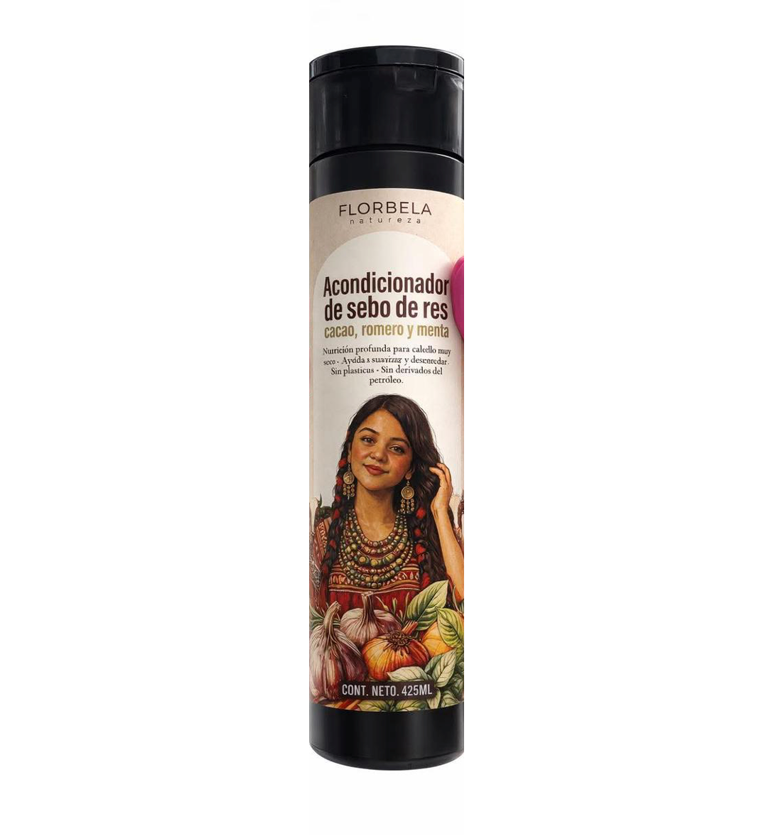 Acondicionador de Sebo de Res, Cacao, Romero y Menta 425 ml 1 pieza