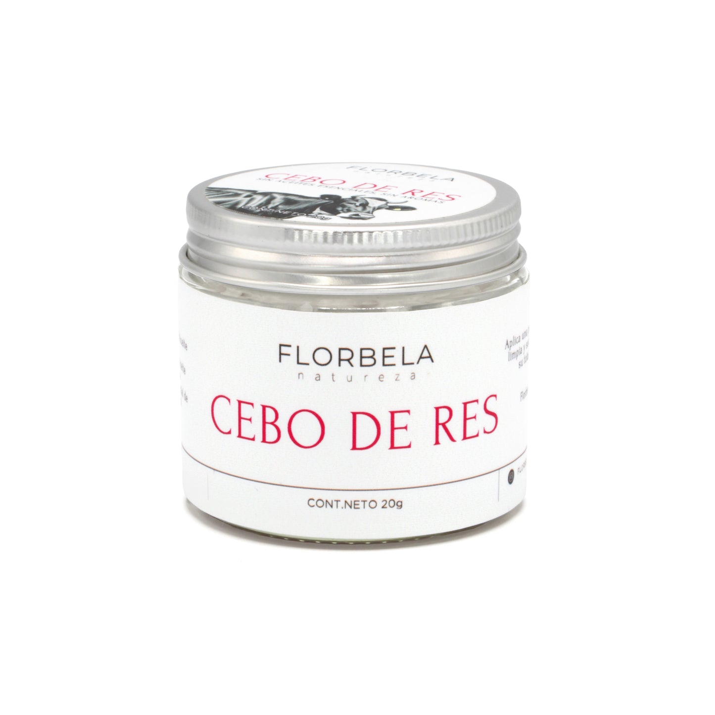 Sebo de res 20g sin aromas ni aceites esenciales PETIT