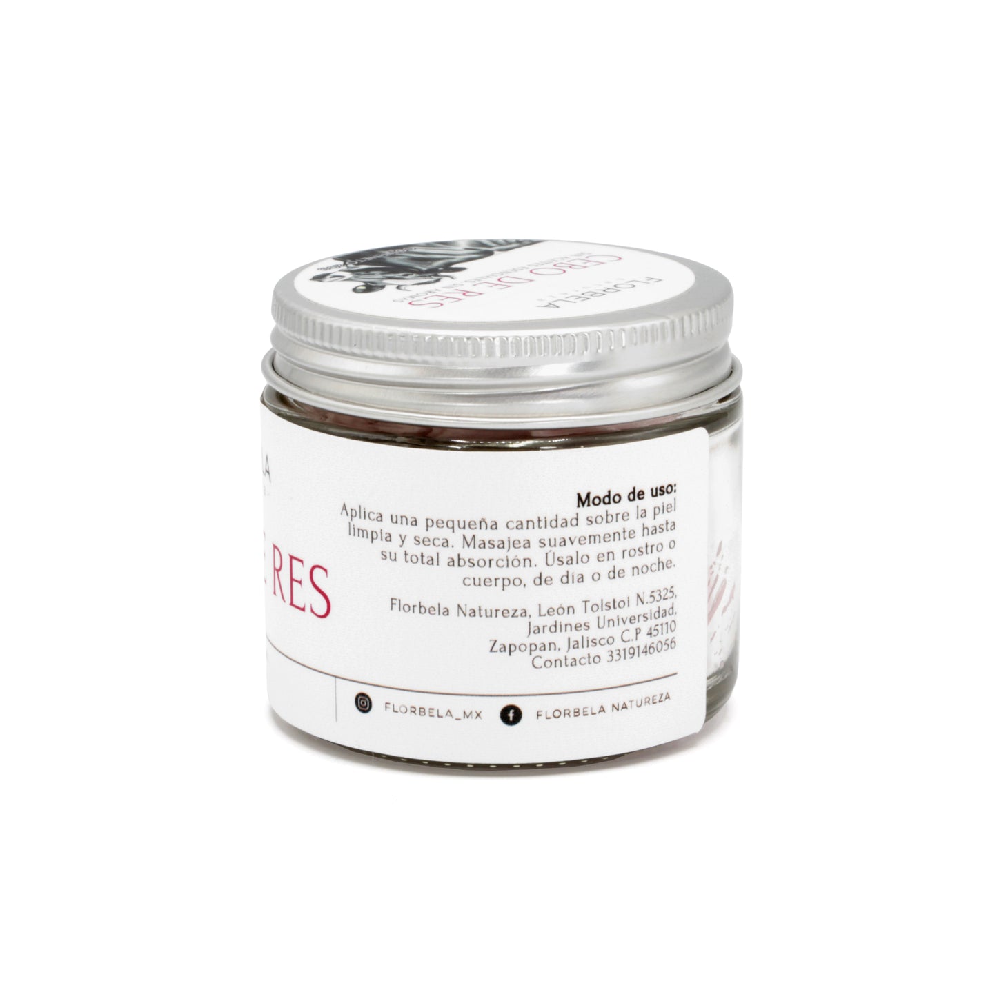 Sebo de res 20g Rosa infusionado en aceites esenciales PETIT