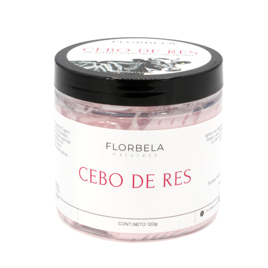Sebo de Res 100g Rosa infusionado en aceites esenciales