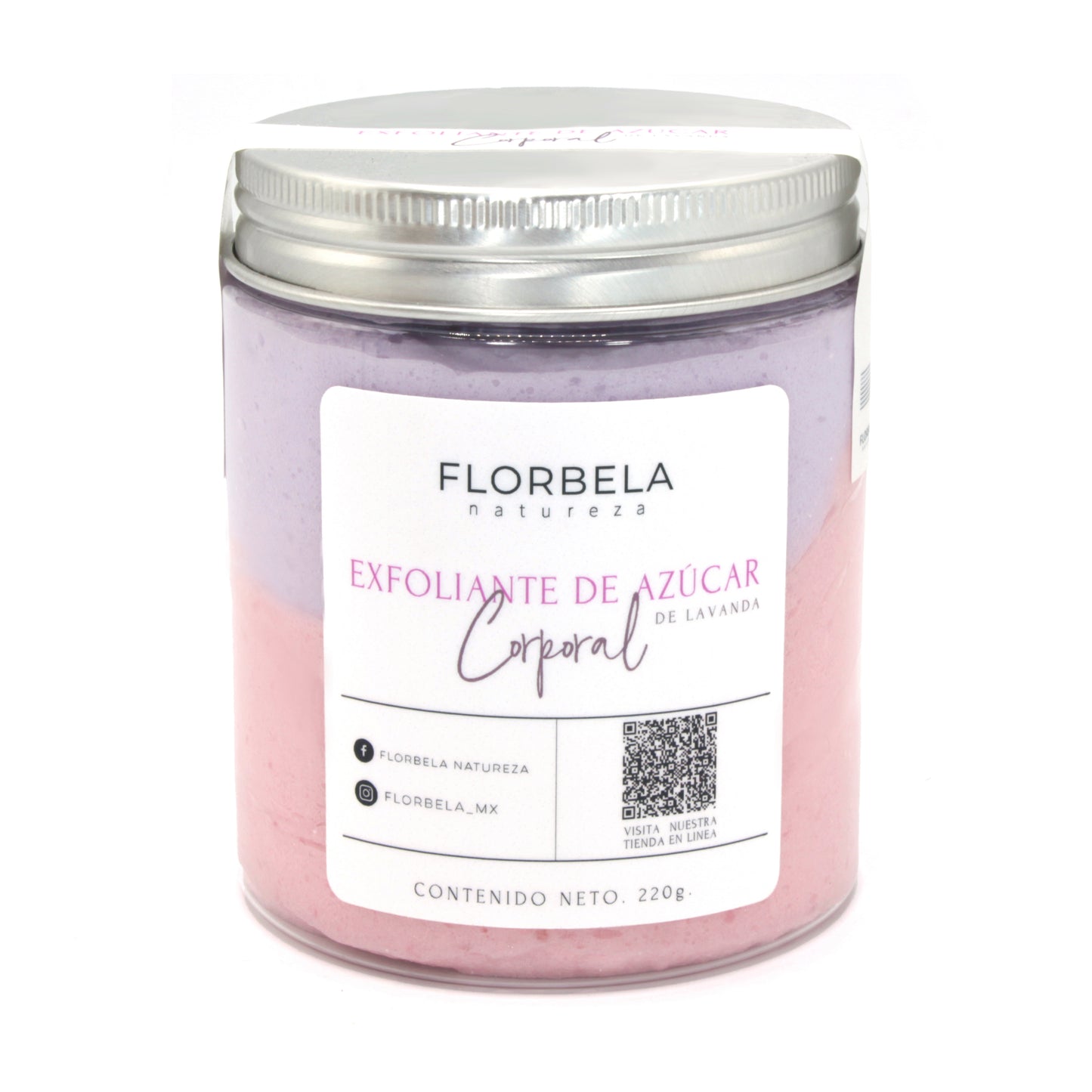 Exfoliante de Azúcar Lavanda 220g