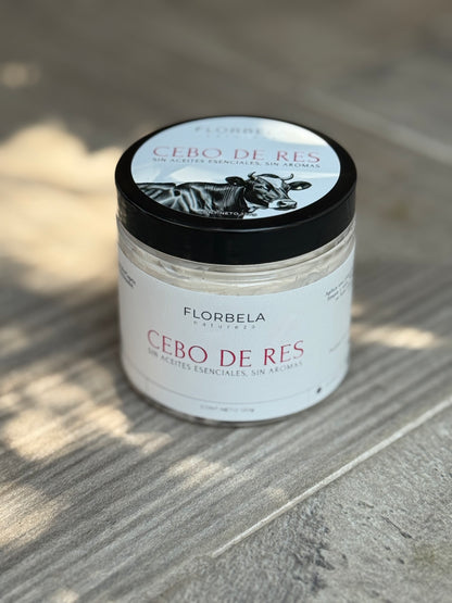 Sebo de Res 120g Sin aromas y sin aceites esenciales