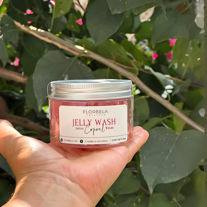 Jelly Wash de Rosas, una gelatina de ducha natural 95g