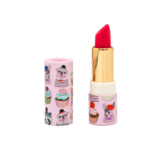 Bálsamo de  labios color Rojo