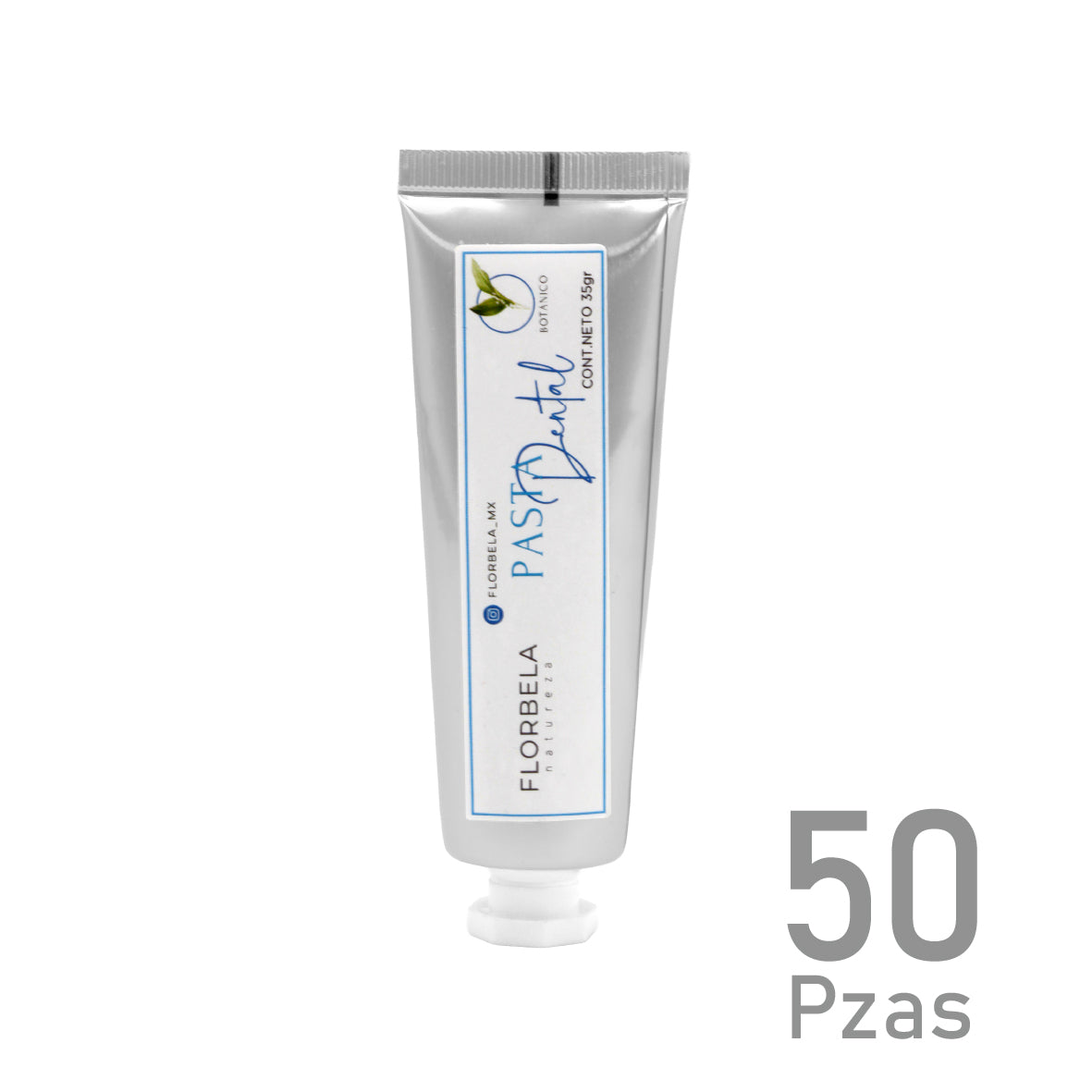 Pasta Dental de 35 g con Hidroxiapatita Paquete de 50 piezas