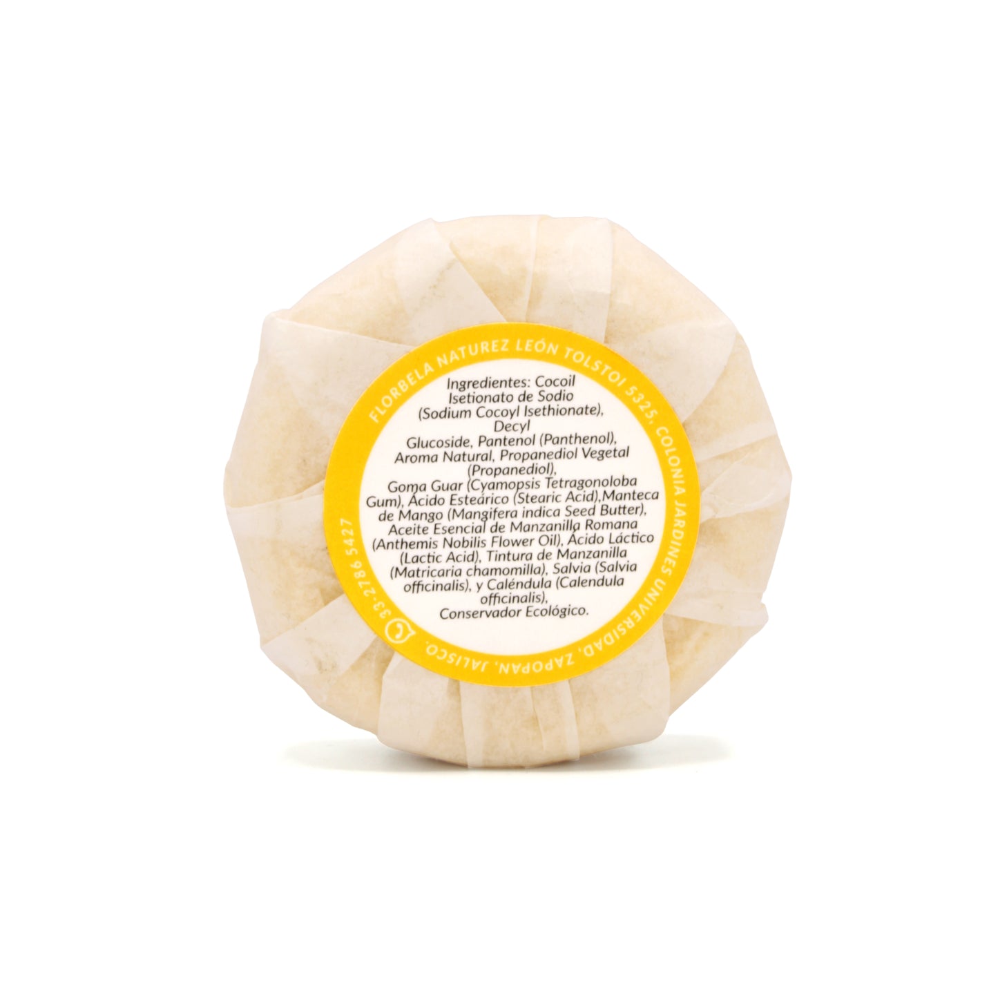 Shampoo Sólido de Manzanilla, Salvia y Caléndula 80g