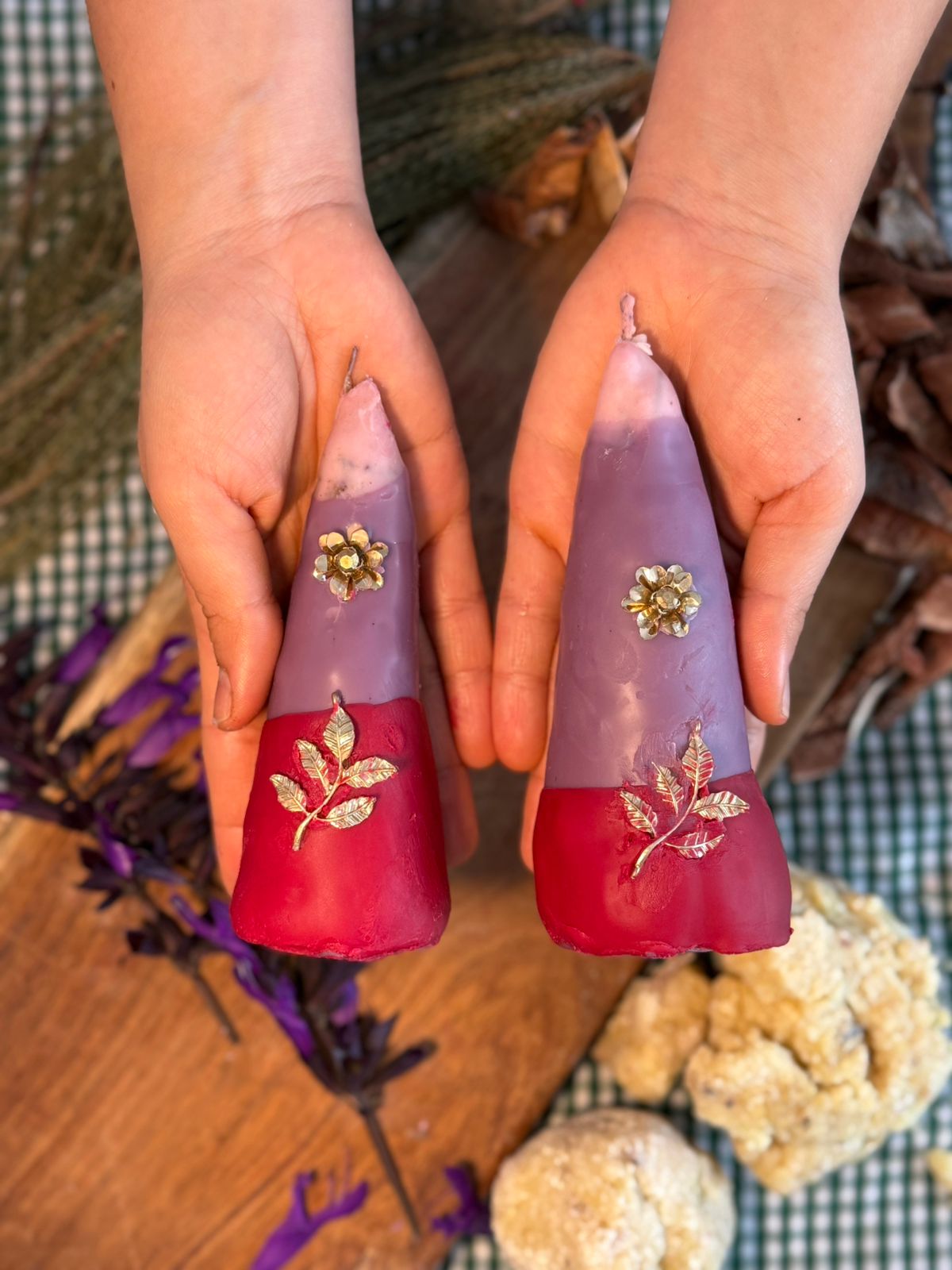 Trio de Velas de intención