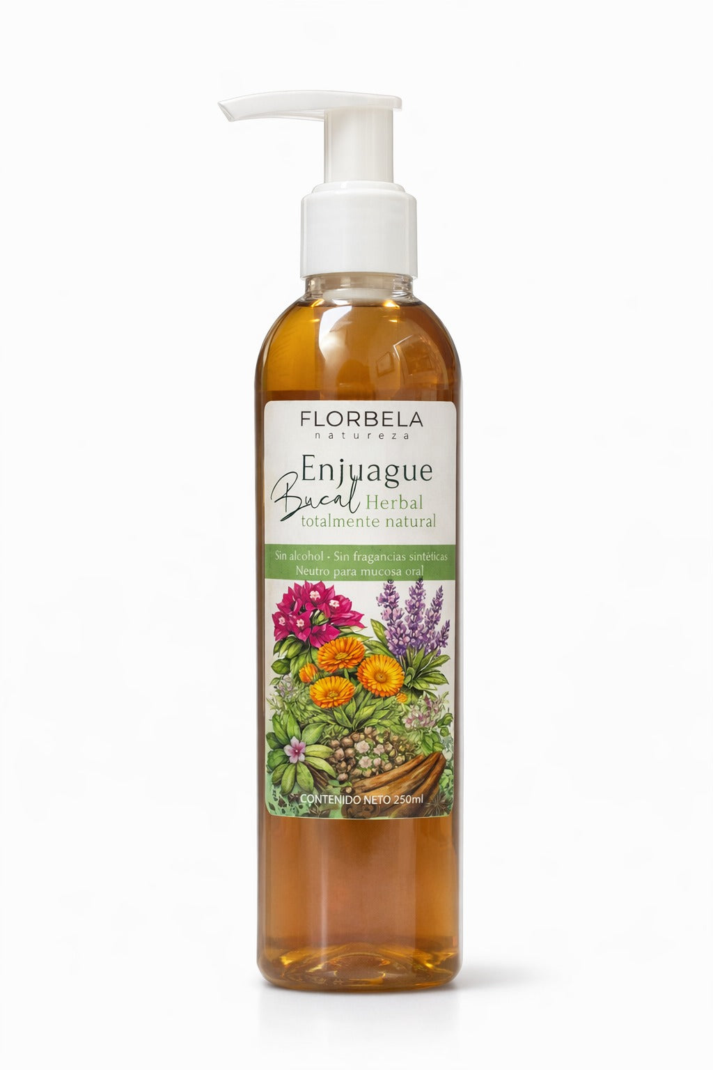 Enjuague Bucal Herbal de 250 ml