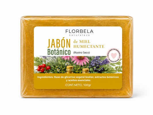 Jabón Botánico de Miel Humectante – Rostro Seco