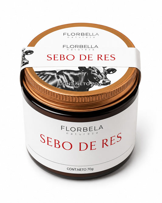 Sebo de res 70g Rosa infusionado en aceites esenciales