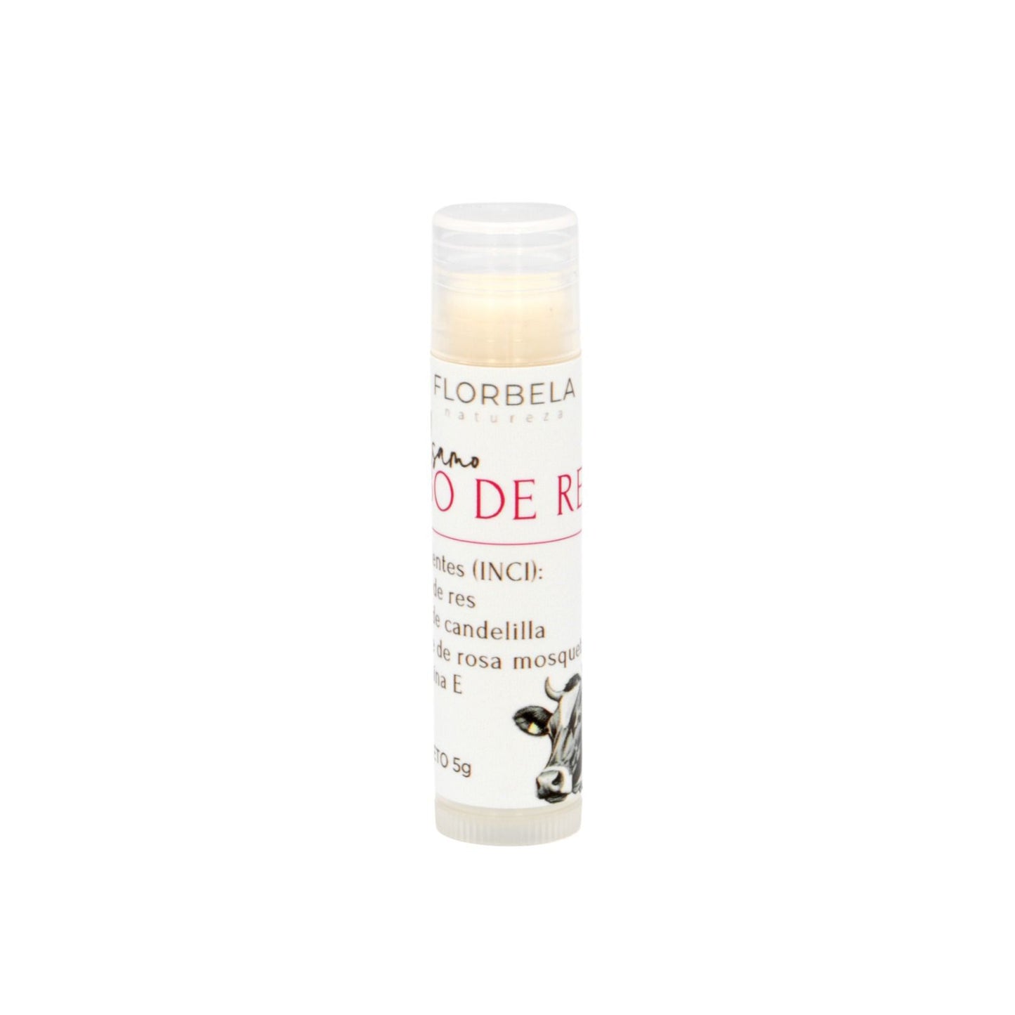 Hidratante de sebo de res para Labios Natural