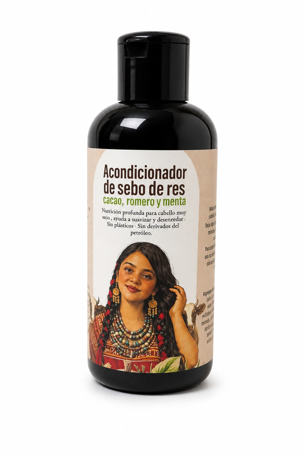 Acondicionador de Sebo de Res, Cacao, Romero y Menta 425 ml 1 pieza
