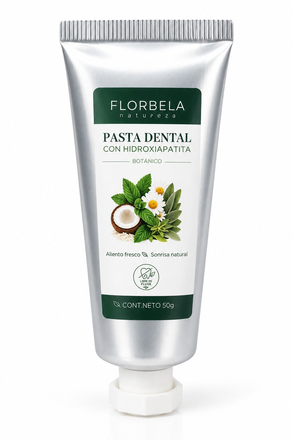 🦷🌿 Pasta Dental con 20% de Hidroxiapatita 50g